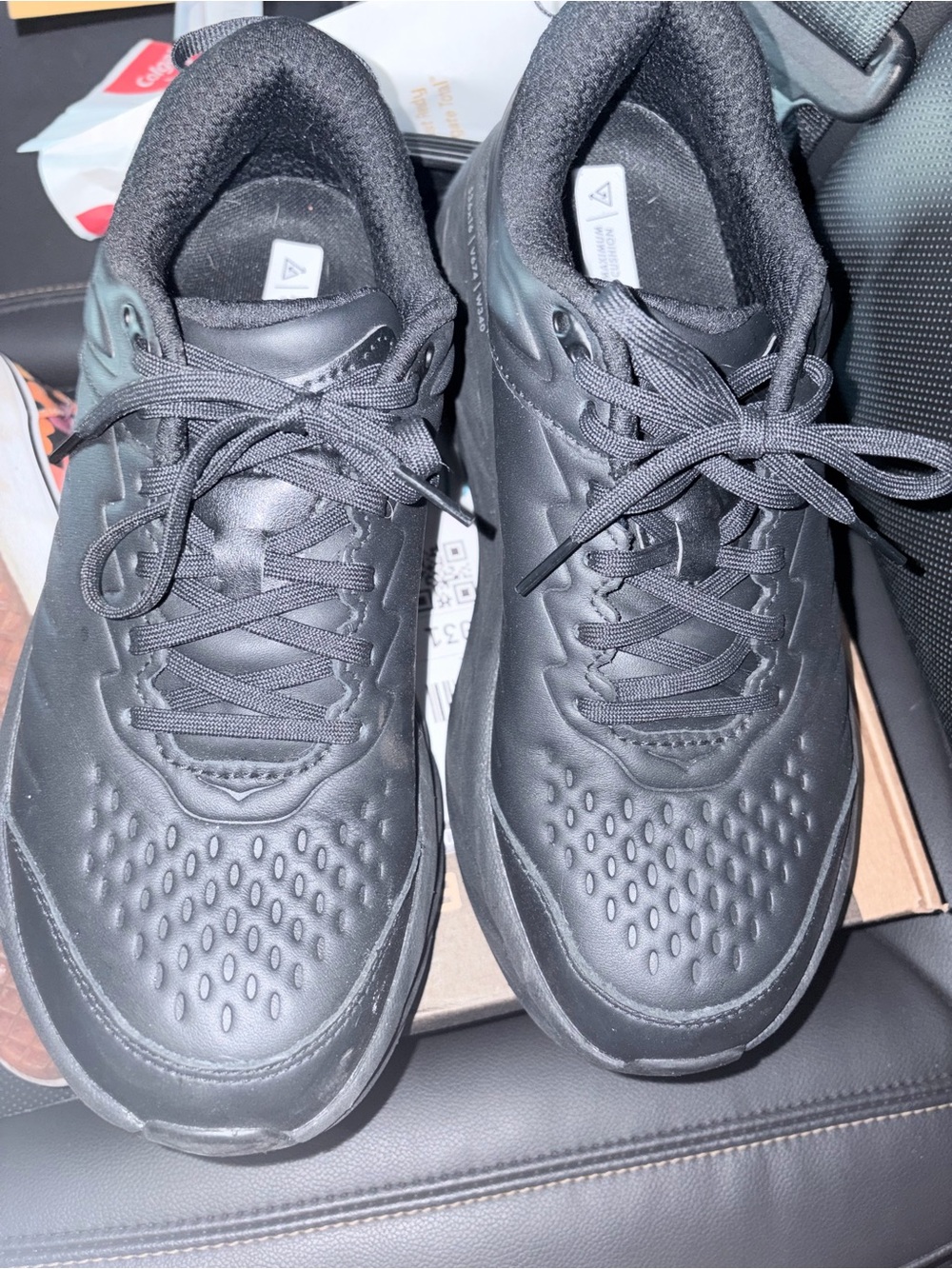 Hoka Women's Black Athletic Running Shoes - Picture 5 of 6